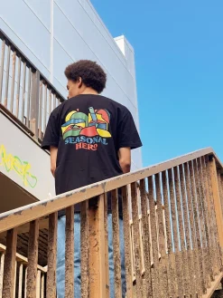 Seasonal Hero 'Fruity' Tee - Black
