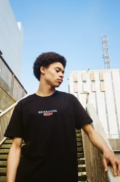 Seasonal Hero 'Fruity' Tee - Black