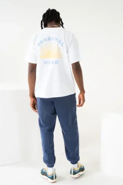 Seasonal Hero 'Morning Sun' Tee - White