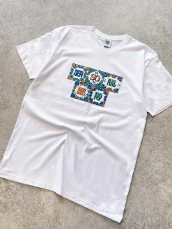 Seasonal Hero 'Mosaic' Tee - White