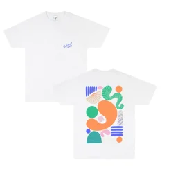 Seasonal Hero 'Summer Abstract' Tee - White