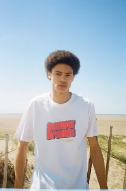 Seasonal Hero 'Summer Dreams' Tee - White