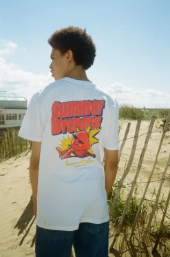 Seasonal Hero 'Summer Dreams' Tee - White