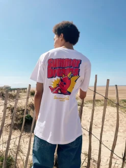 Seasonal Hero 'Summer Dreams' Tee - White