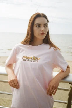 Seasonal Hero 'Summer Party' Tee - Pink