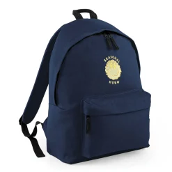 Seasonal Hero 'Trippy Smiler' Embroidered Backpack - Navy