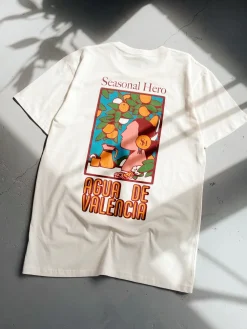Seasonal Hero 'Valencia' Tee - Natural
