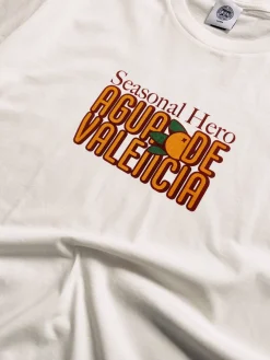 Seasonal Hero 'Valencia' Tee - Natural