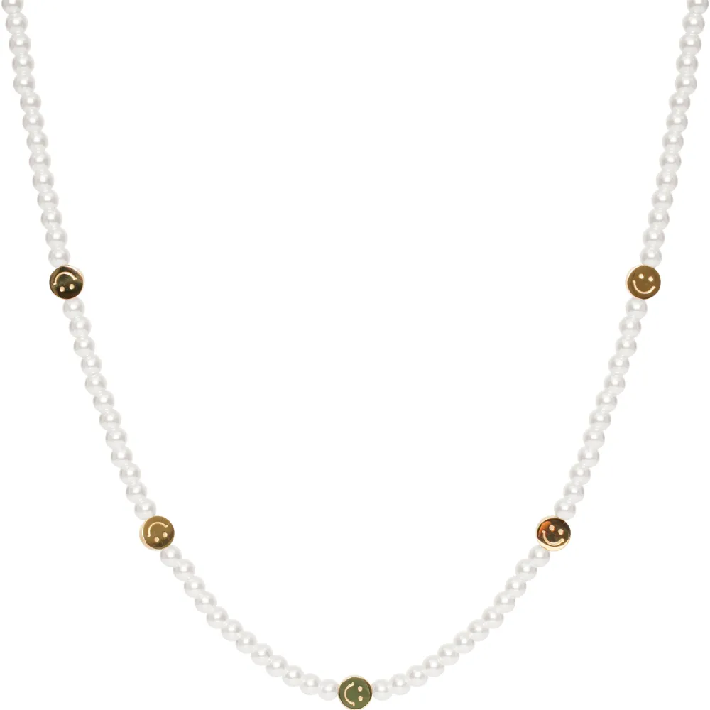 UN:IK Essentials Smiley Pearl Necklace