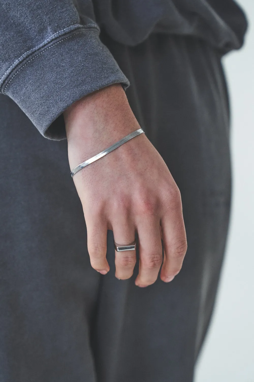 UN:IK Essentials Snake Bracelet - Silver