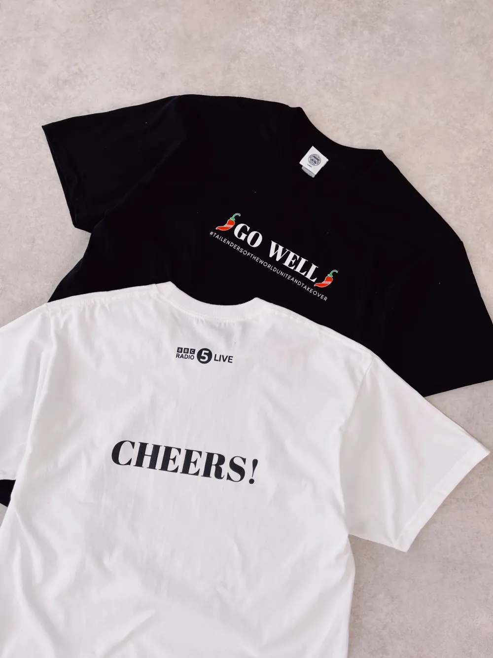 Tailenders 'Go Well' Tee - Black / White
