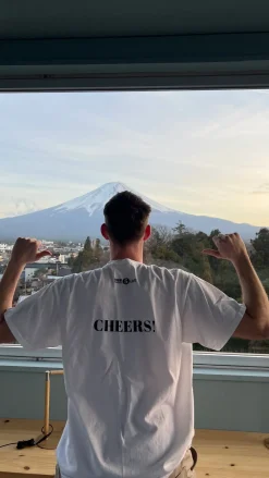Tailenders 'Go Well' Tee - Black / White