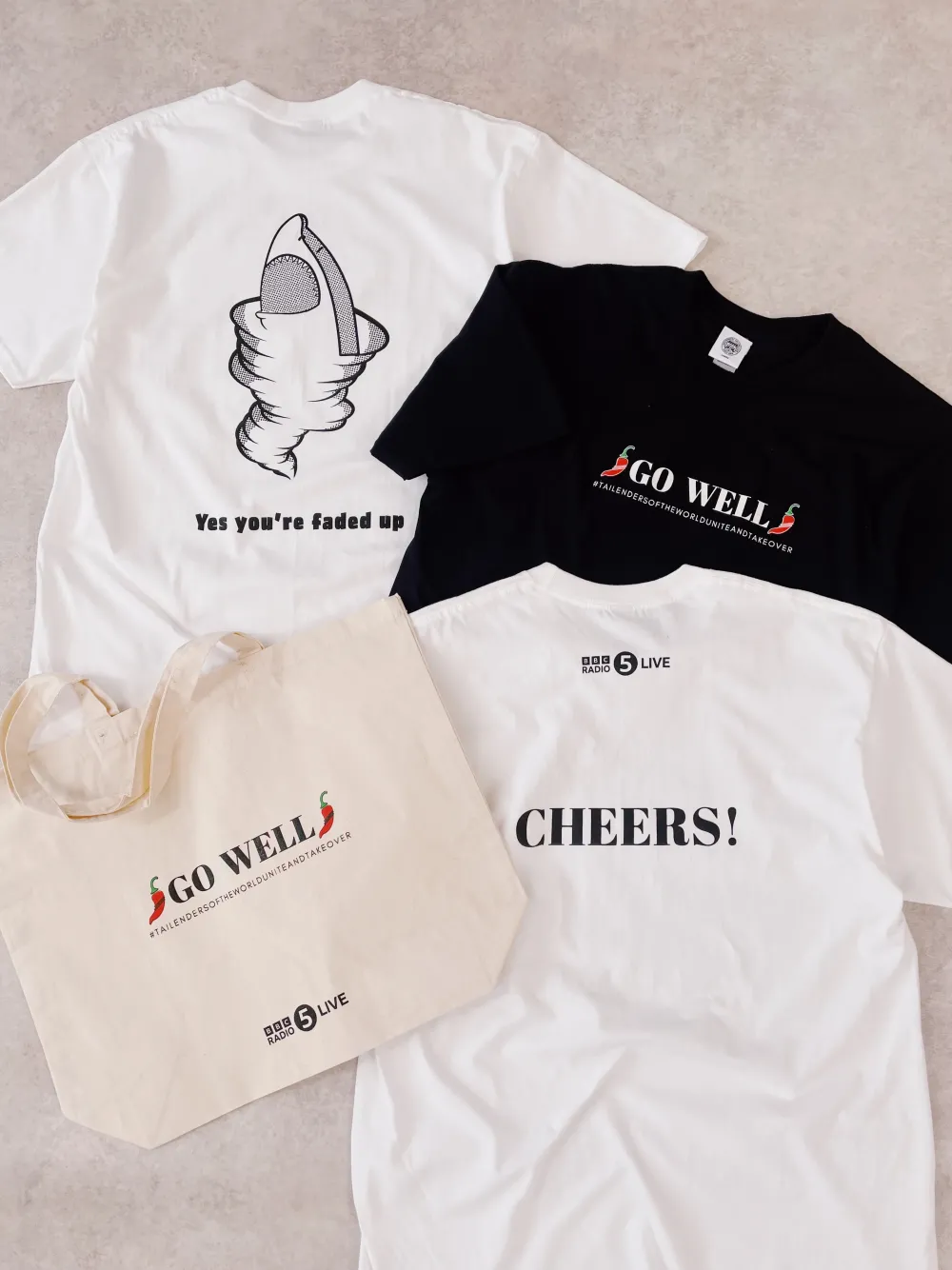 Tailenders 'Sharknado' Tee - White