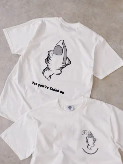 Tailenders 'Sharknado' Tee - White