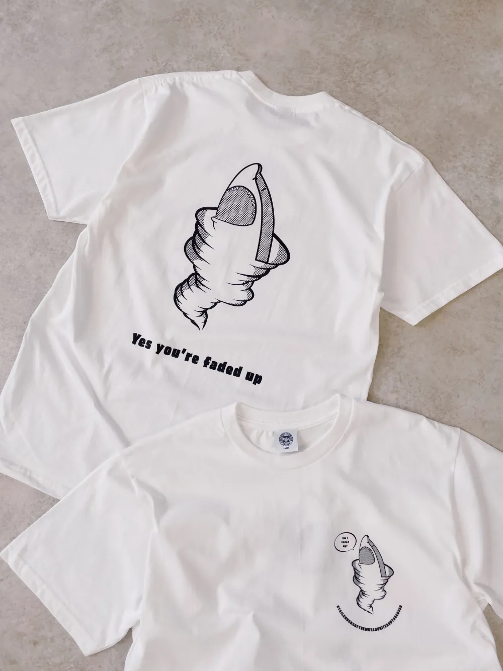 Tailenders 'Sharknado' Tee - White