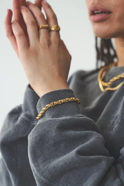 UN:IK Essentials Thick Rope Bracelet - Gold