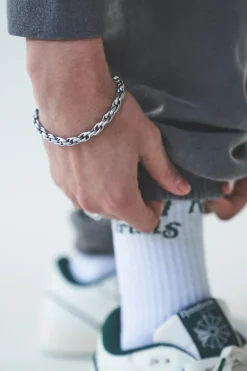 UN:IK Essentials Thick Rope Bracelet - Silver