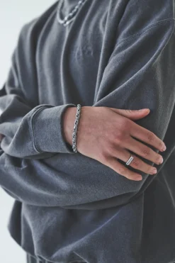 UN:IK Essentials Thick Rope Bracelet - Silver