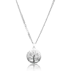UN:IK Essentials Tree of Life Pendant Necklace - Silver / Gold