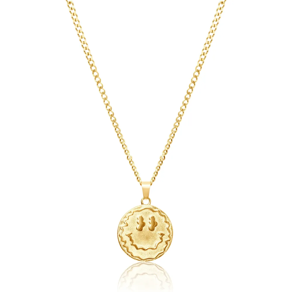 UN:IK Essentials Trippy Pendant Necklace - Silver / Gold