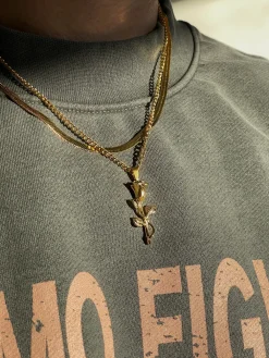 UN:IK Essentials Valentine Pendant Necklace - Silver / Gold