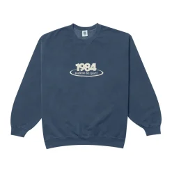 Vice 84 '1984 Disc' Embroidered Sweater - Vintage Washed Navy