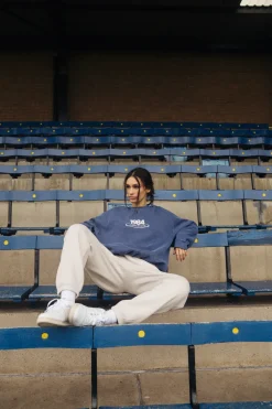 Vice 84 '1984 Disc' Embroidered Sweater - Vintage Washed Navy