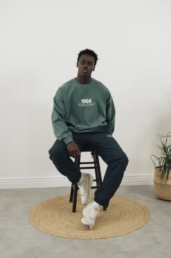 Vice 84 '1984 Disc' Embroidered Sweater - Vintage Washed Pine