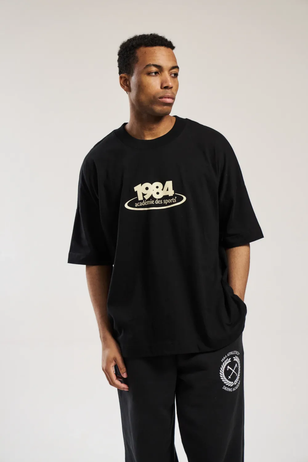 Vice 84 '1984' Oversized Tee - Black