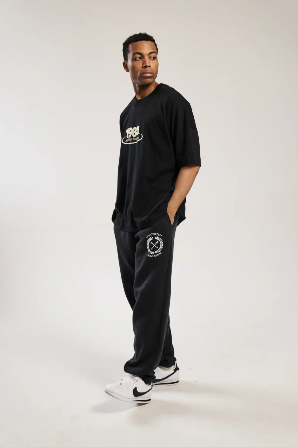 Vice 84 '1984' Oversized Tee - Black