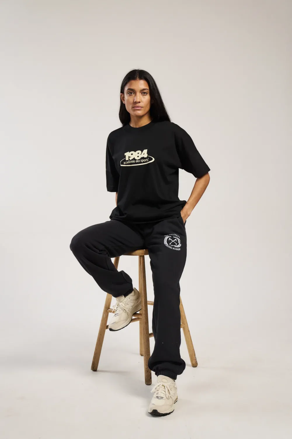 Vice 84 '1984' Oversized Tee - Black