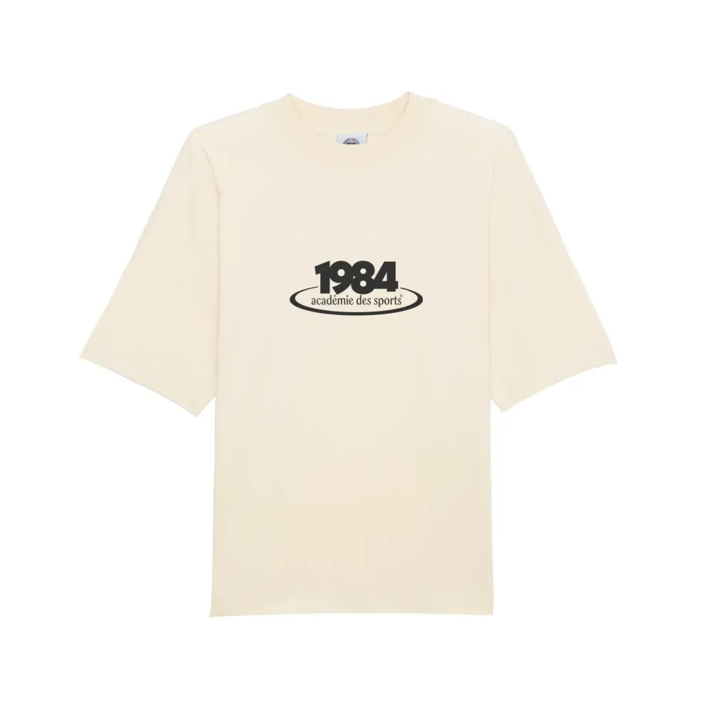 Vice 84 '1984' Oversized Tee - Ecru