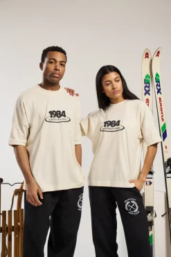 Vice 84 '1984' Oversized Tee - Ecru