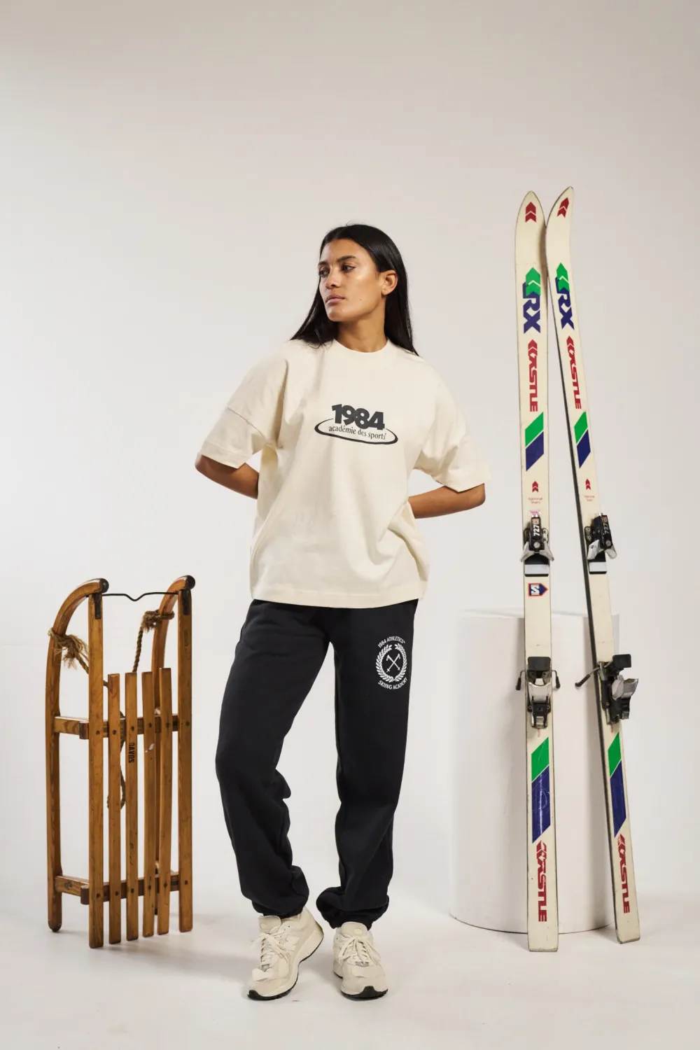 Vice 84 '1984' Oversized Tee - Ecru