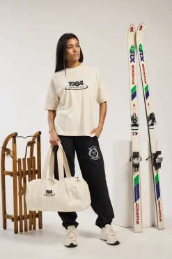 Vice 84 '1984' Oversized Tee - Ecru