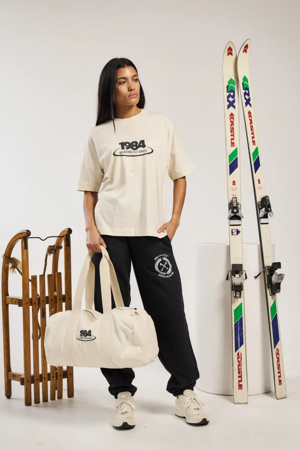 Vice 84 '1984' Oversized Tee - Ecru