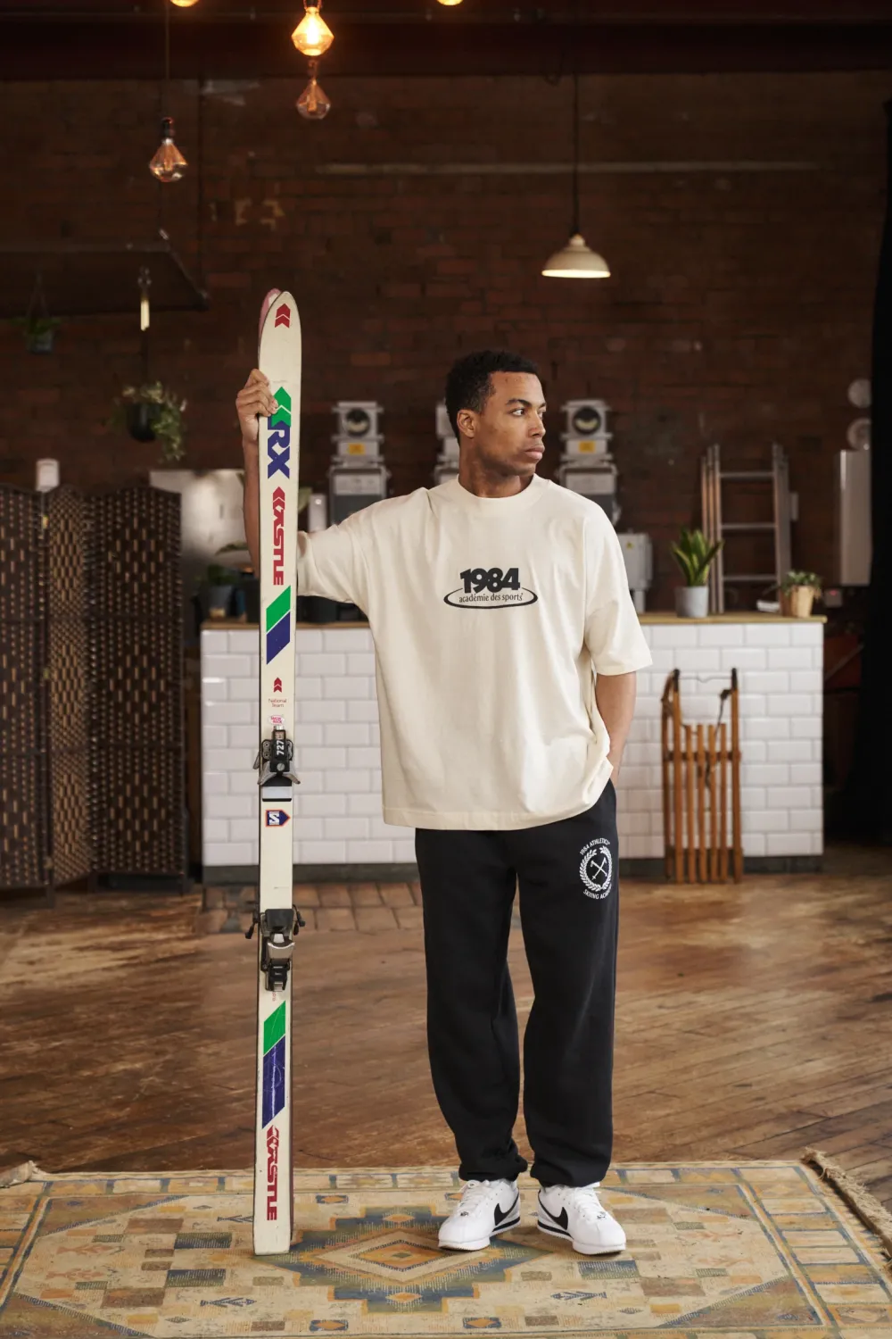 Vice 84 '1984' Oversized Tee - Ecru