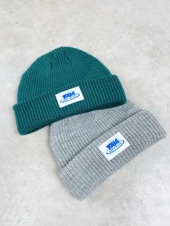 Vice 84 '1984' Ribbed Beanie - Jade Green