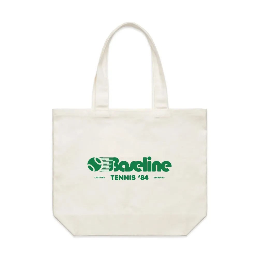 Vice 84 *10 Years Of* 'Baseline' Large Gym Tote Bag - Ecru