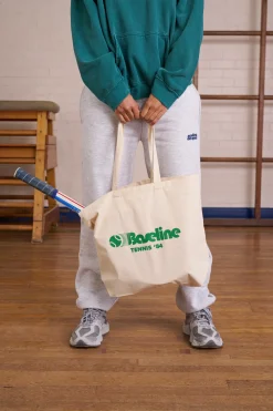 Vice 84 *10 Years Of* 'Baseline' Large Gym Tote Bag - Ecru