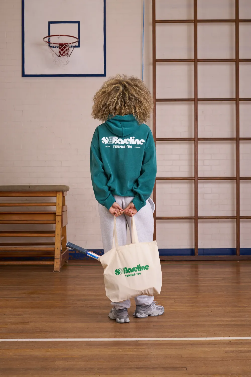 Vice 84 *10 Years Of* 'Baseline' Large Gym Tote Bag - Ecru