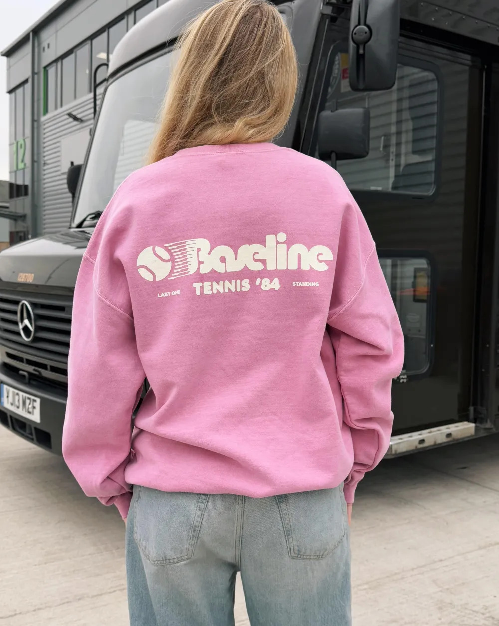 Vice 84 *10 Years Of* 'Baseline' Sweater - Vintage Washed Pink
