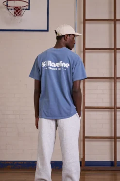 Vice 84 *10 Years Of* 'Baseline' Tee - Vintage Washed Blue