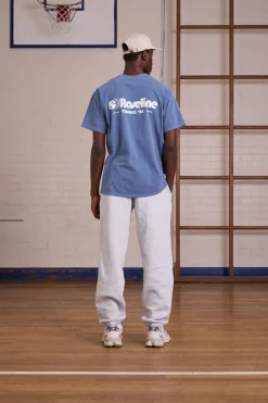 Vice 84 *10 Years Of* 'Baseline' Tee - Vintage Washed Blue