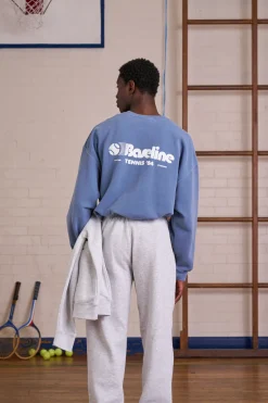 Vice 84 *10 Years Of* 'Baseline' Sweater - Vintage Washed Mid Blue