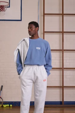 Vice 84 *10 Years Of* 'Baseline' Sweater - Vintage Washed Mid Blue