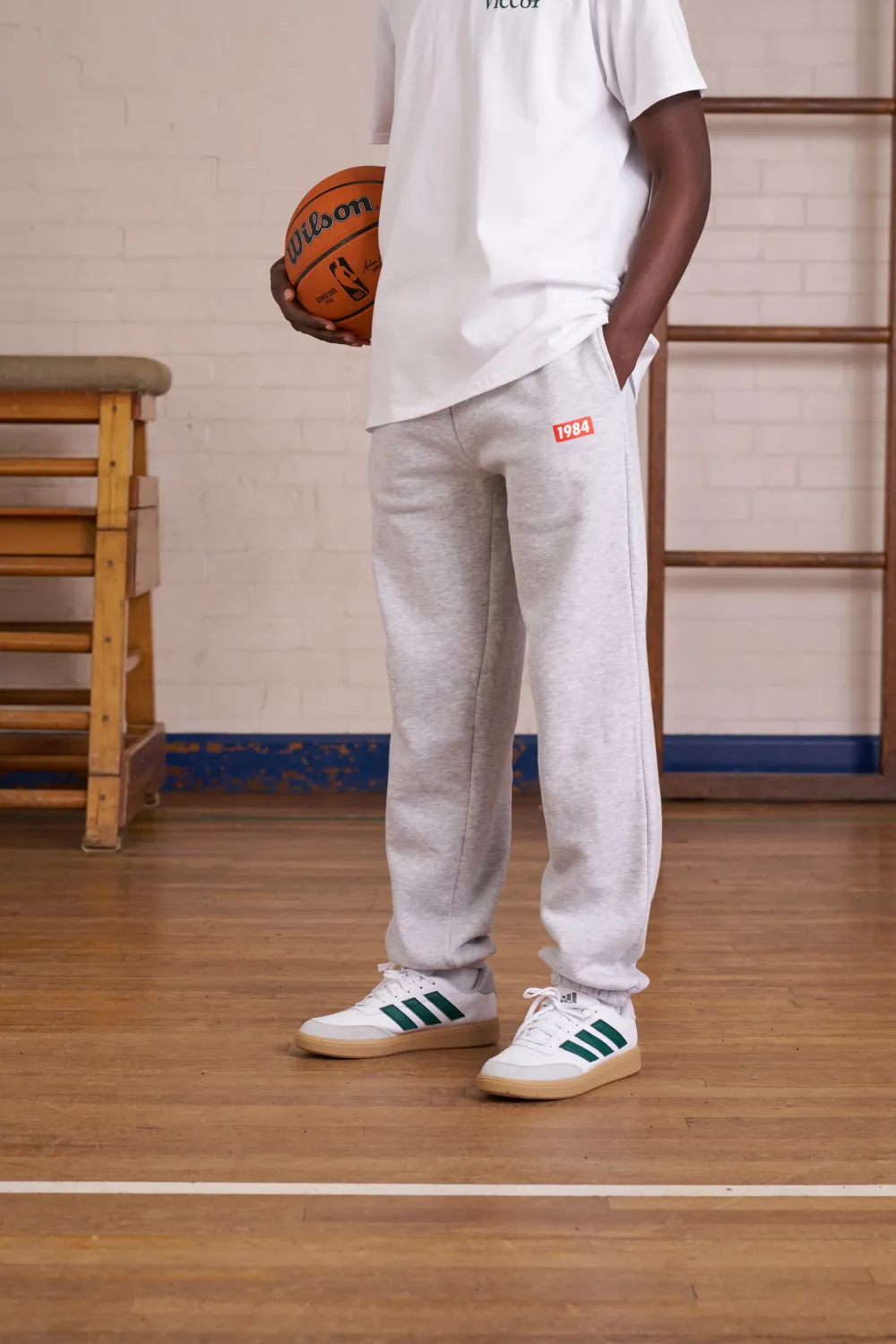 Vice 84 *10 Years Of* 'Physical Education' Joggers - Ash Grey