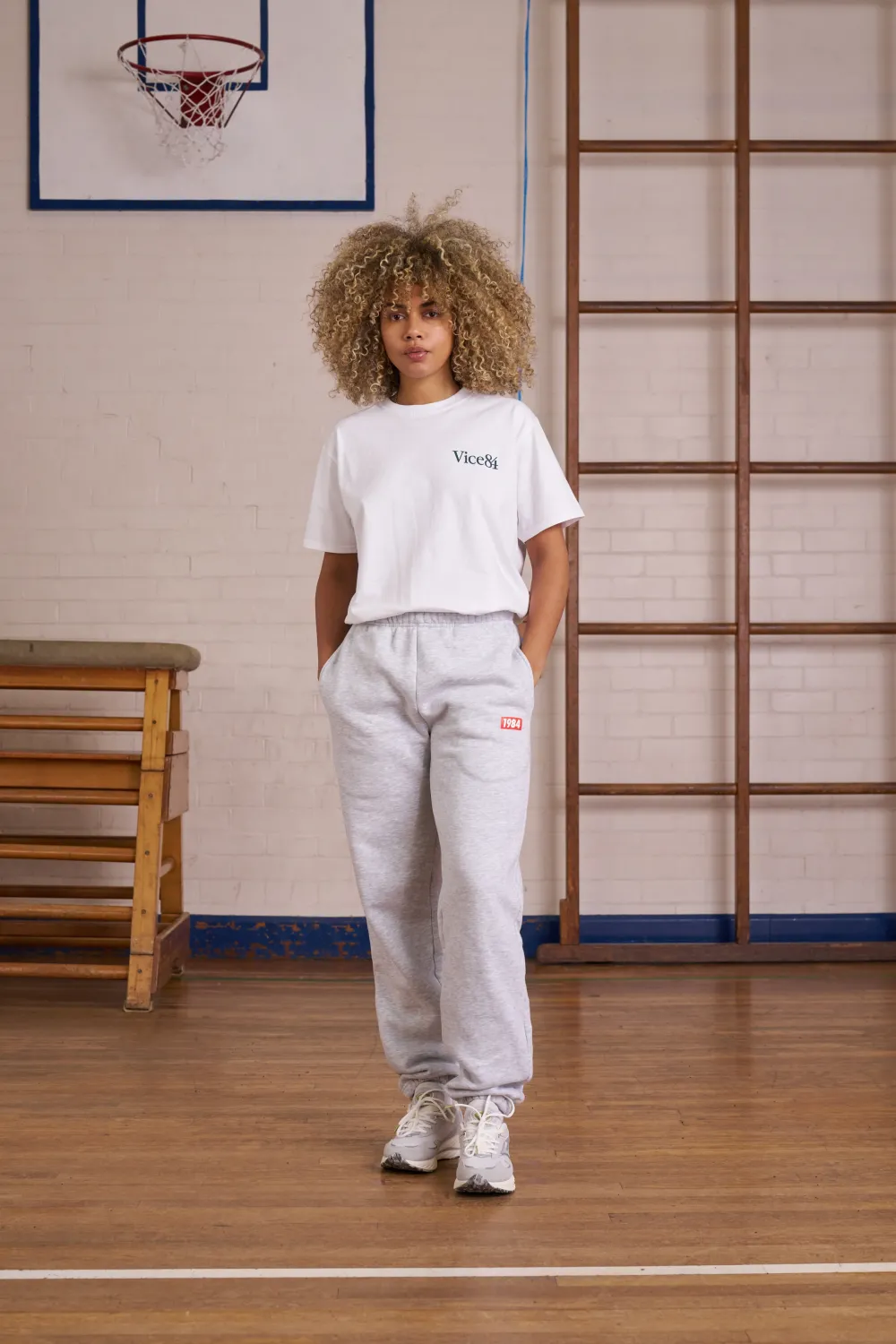 Vice 84 *10 Years Of* 'Physical Education' Joggers - Ash Grey