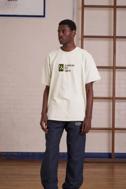 Vice 84 *10 Years Of* 'Retro Runner' Vintage Washed Tee - Cream