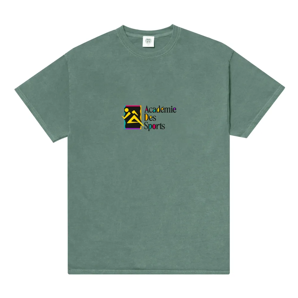 Vice 84 *10 Years Of* 'Retro Runner' Vintage Washed Tee - Sage